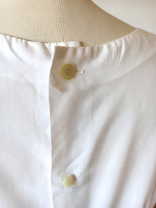 1960s - CHERIE MODELL, Switzerland - Embroidery Blouse - Sz 48