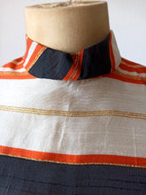 Load image into Gallery viewer, 1960s - Fabulous Acetate Lurex Blouse - Sz 38

