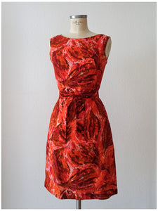 1960s - Stunning Cotton Dress - W33 (84cm)