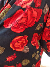 Cargar imagen en el visor de la galería, 1950s 1960s - SERMO - Stunning Roseprint Duster

