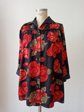 Cargar imagen en el visor de la galería, 1950s 1960s - SERMO - Stunning Roseprint Duster

