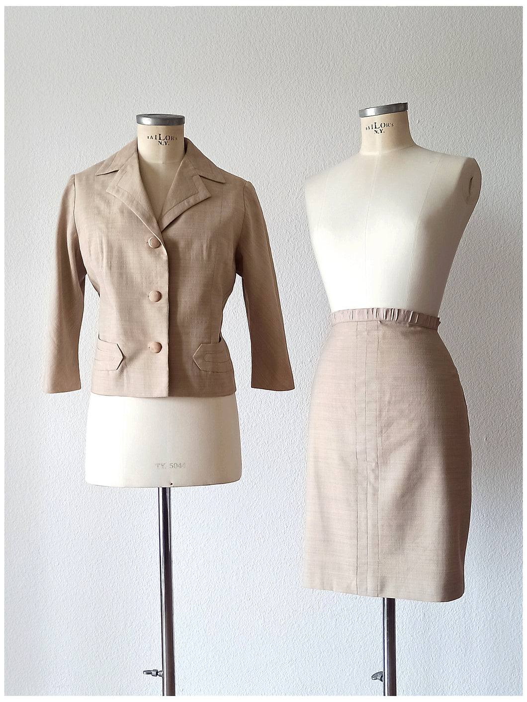 1950s 1960s - Elegant Italian 2pc Suit - W30 (76cm)