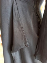 Load image into Gallery viewer, 1940s - Stunning Black Silk Crepe Dress - W29 (74cm)
