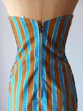 Cargar imagen en el visor de la galería, 1950s - FLORINE, France - Cotton Swimsuit - Sz 44

