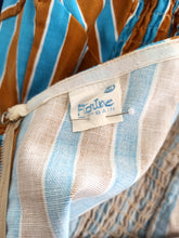 Cargar imagen en el visor de la galería, 1950s - FLORINE, France - Cotton Swimsuit - Sz 44
