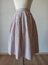 Cargar imagen en el visor de la galería, 1960s - Cotton Skirt - 24.5&quot; (62cm)
