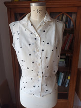 Load image into Gallery viewer, 1950s - Adorable Dotted Blouse - W38 (97cm)
