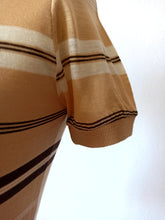 Cargar imagen en el visor de la galería, 1960s - SUBLYM, Spain - Deadstock Brown T-Shirt - Sz 14 #1
