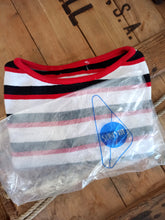 Load image into Gallery viewer, 1960s - SUBLYM, Spain - Deadstock Red Striped Top - Sz 5
