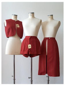 1960s - JEEG, Paris - DEADSTOCK - Fabulous 3pc Set - Sz 40