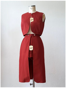 1960s - JEEG, Paris - DEADSTOCK - Fabulous 3pc Set - Sz 40