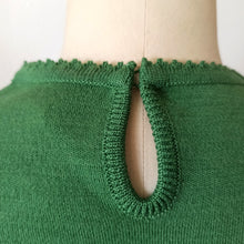 Load image into Gallery viewer, 1950s 1960s - VICENTE, Spain - Deadstock Green Twin Set - Sz 5
