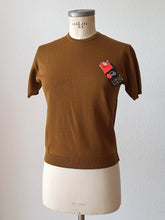 Cargar imagen en el visor de la galería, 1950s 1960s - VICENTE, Spain - Deadstock Brown Twin Set - Sz 4
