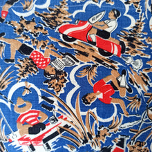 Load image into Gallery viewer, 1950s - Fabulous Novelty Print Men&#39;s Casino Shirt - Sz Small
