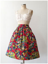 Cargar imagen en el visor de la galería, 1950s - Fabulous Summer Novelty Wrap Skirt - One size!

