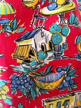 Cargar imagen en el visor de la galería, 1950s - Fabulous Summer Novelty Wrap Skirt - One size!
