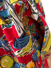 Cargar imagen en el visor de la galería, 1950s - Fabulous Summer Novelty Wrap Skirt - One size!
