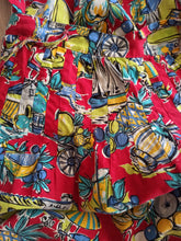 Cargar imagen en el visor de la galería, 1950s - Fabulous Summer Novelty Wrap Skirt - One size!
