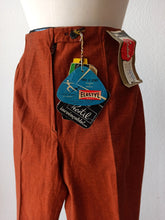 Load image into Gallery viewer, 1960s - ERDNA, France - Deadstock Brick Color Sport Pants - W24.5 (62cm)
