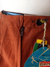 Load image into Gallery viewer, 1960s - ERDNA, France - Deadstock Brick Color Sport Pants - W24.5 (62cm)
