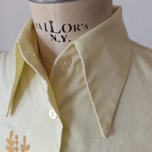 1970s - Embroidered Blouse