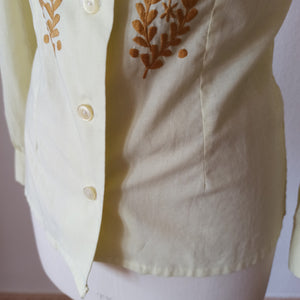 1970s - Embroidered Blouse