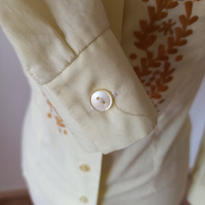 1970s - Embroidered Blouse
