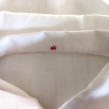 Carica l&#39;immagine nel visualizzatore di Gallery, 1940s 1950s - Precious Hand Embroidery Cotton Blouse - W33 (84cm)
