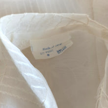 Load image into Gallery viewer, 1940s 1950s - Exquisite French Embroidery Nylon Blouse - W35 (88cm)
