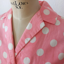 Load image into Gallery viewer, 1950s 1960s - GERMANY - Iconic Pink Dotted Cotton Dress - W26 (66cm)

