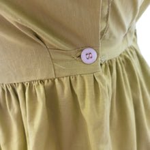 Load image into Gallery viewer, 1950s 1960s - Gorgeous Arctic Lime Cotton Dress - W29 (74cm)
