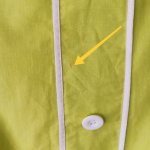 1950s 1960s - Gorgeous Arctic Lime Cotton Dress - W29 (74cm)