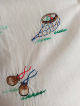 Charger l&#39;image dans la galerie, 1950s - Exquisite Flamenco Dancers Embroidery Blouse - W31.5 (80cm)
