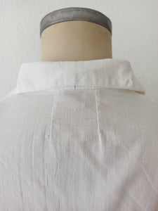 1940s - JD - Unworn - Beautiful White Cotton Dress - W30 (76cm)
