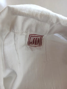 1940s - JD - Unworn - Beautiful White Cotton Dress - W30 (76cm)