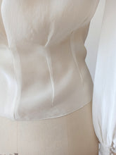Load image into Gallery viewer, 1930s 1940s - Outstanding Beauty Gauze Silk Blouse - W36 (92cm)
