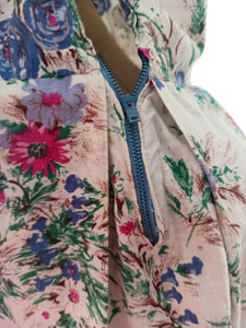 1950s - Adorable Floral Cotton Dress - W25 (64cm)