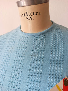 1960s - DEADSTOCK - SUBLYM, Spain - Knit Jumper - Sz 6
