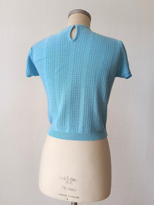 1960s - DEADSTOCK - SUBLYM, Spain - Knit Jumper - Sz 6