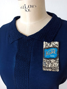 1960s - DEADSTOCK - VICETEL, Spain - Gorgeous Knit Top