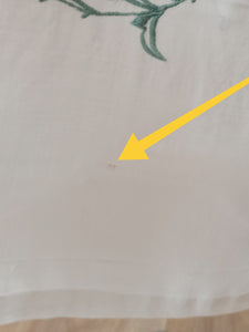 1940s - Delightful Embroidery Rayon Dress - W30 (76cm)
