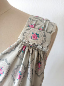 1940s - DOLLY DAY, USA - Adorable Roseprint Bolero Dress - W28 (70cm)