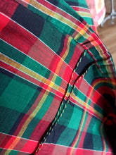 Load image into Gallery viewer, 1950s - Gorgeous Tartan Cotton Dress - W33 (84cm)

