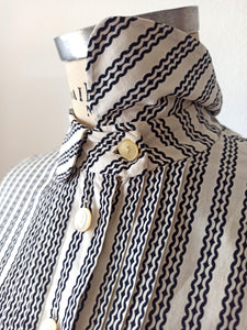 1940s 1950s - Outstanding Beauty Cotton Dress - W28.5 (72cm)