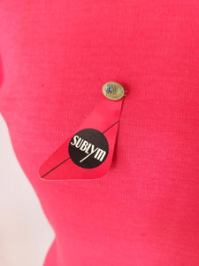 1950s - SUBLYM - Deadstock Cherry Cotton Top - Sz 2