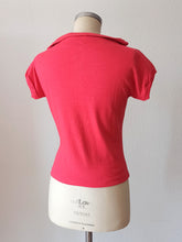 Load image into Gallery viewer, 1950s - SUBLYM - Deadstock Cherry Cotton Top - Sz 2
