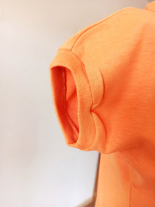 1950s - SUBLYM - Deadstock Peach Cotton Top - Sz 3