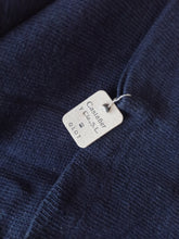 Load image into Gallery viewer, 1930s 1940s - CASTAÑER - Deadstock Navy Henley Cotton Shirt - One Size
