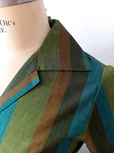 Load image into Gallery viewer, 1950s - UNWORN - Spectacular Autumn Colors Cotton Dress - W28.5 (72cm)
