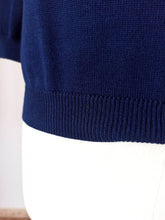 Cargar imagen en el visor de la galería, 1960s - DEADSTOCK - MAROSC, Spain - Navy Knit Cardigan - Sz 3
